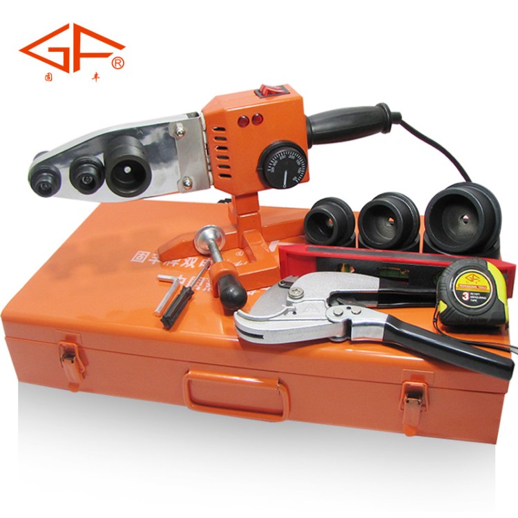 固豐 雙溫雙控PPR熱熔器水管熱熔機PB PE20-63熱容器塑焊機焊接器