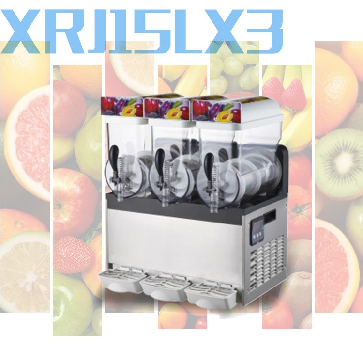 三缸雪融機 雪蓉機 冰沙機 雪泥機 買機器送配方 速度快 綿綿冰機