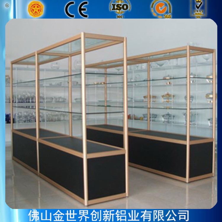 廠家直銷 鋁合金貨架展示架型材 輕量型貨架立柱鋁型材