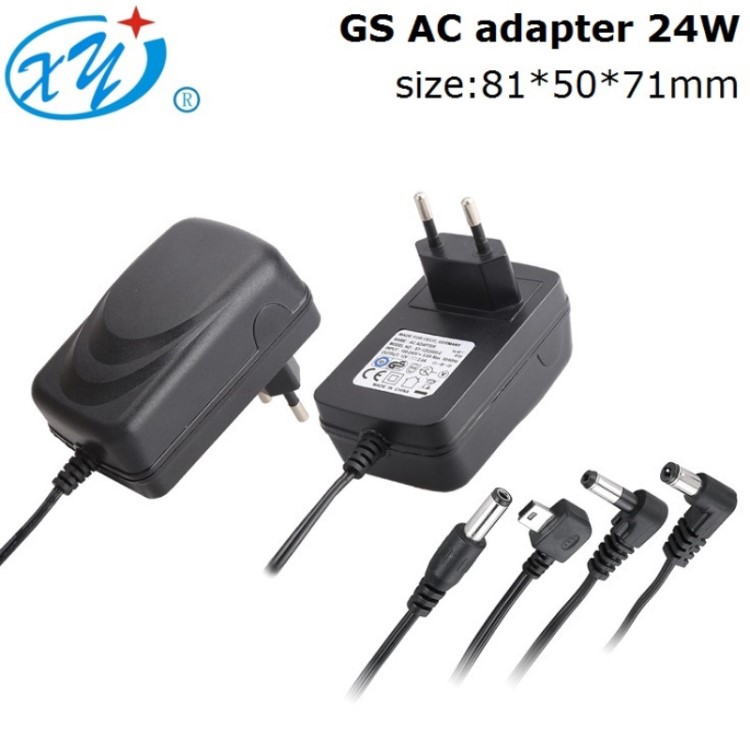 24V1A電源適配器歐規(guī)gs開關(guān)電源器節(jié)能環(huán)保LED防水適配器廠家