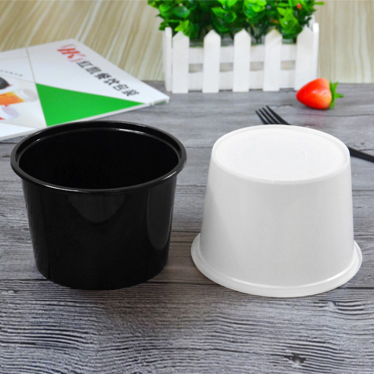 1000ml一次性圆碗 精品直桶打包餐盒外卖汤面塑料打包碗批发