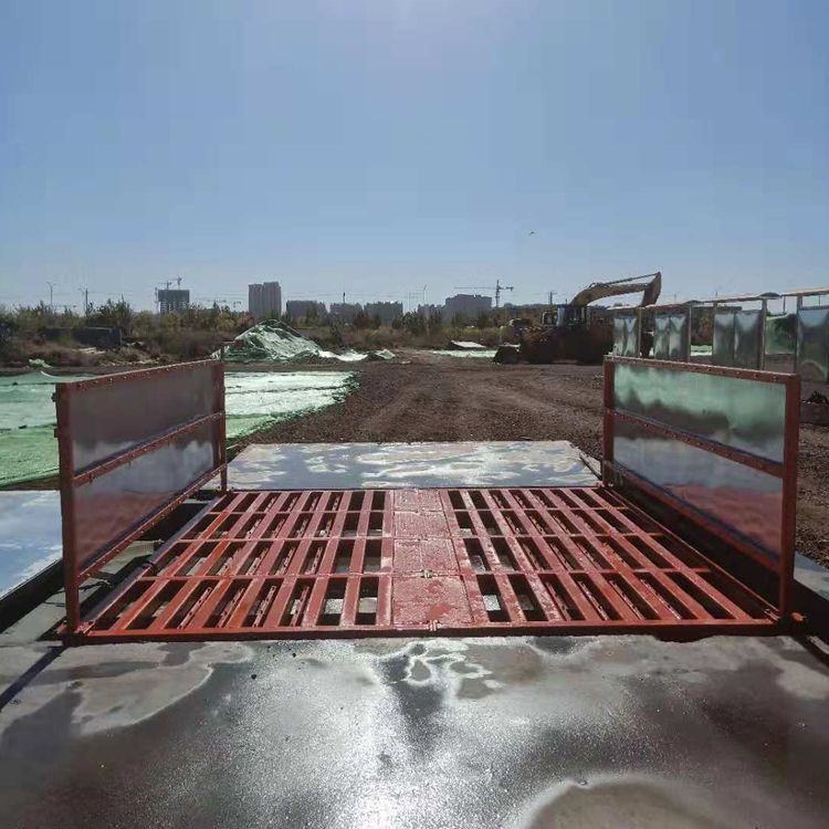 魯森廠家直銷 建筑工地大門清洗設(shè)備 工地洗車槽圖紙