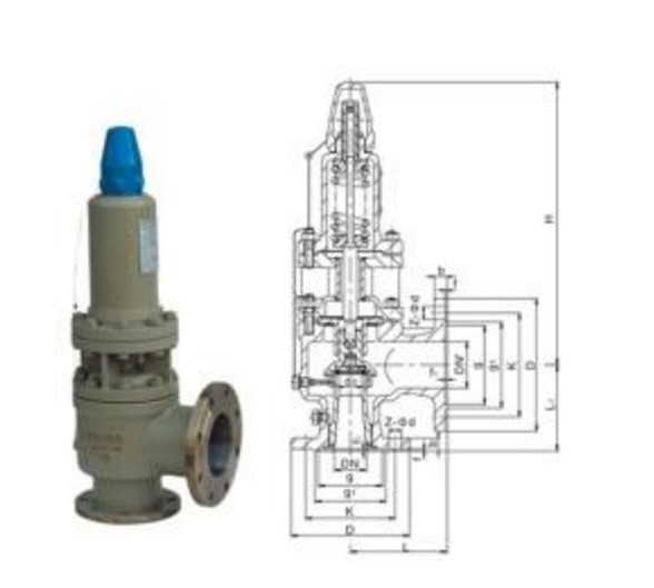 供应A40Y-16C带散热器弹簧全启式阀 高温蒸汽阀