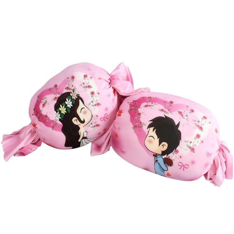 糖果抱枕毛絨玩具羽絨棉睡覺公仔娃娃靠墊送女生創意中秋節禮物品