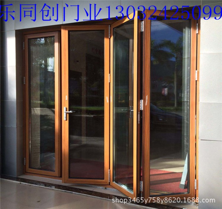 大折疊門半 自動折疊門 玻璃折疊門 無框 折疊門 重型折疊門