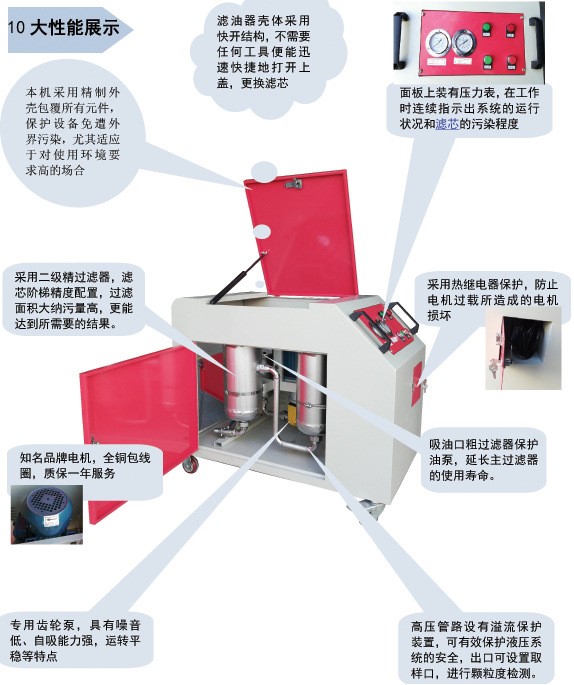 过滤切削液油中的杂质铁屑用不锈钢箱式高精度滤油机 迈特生产