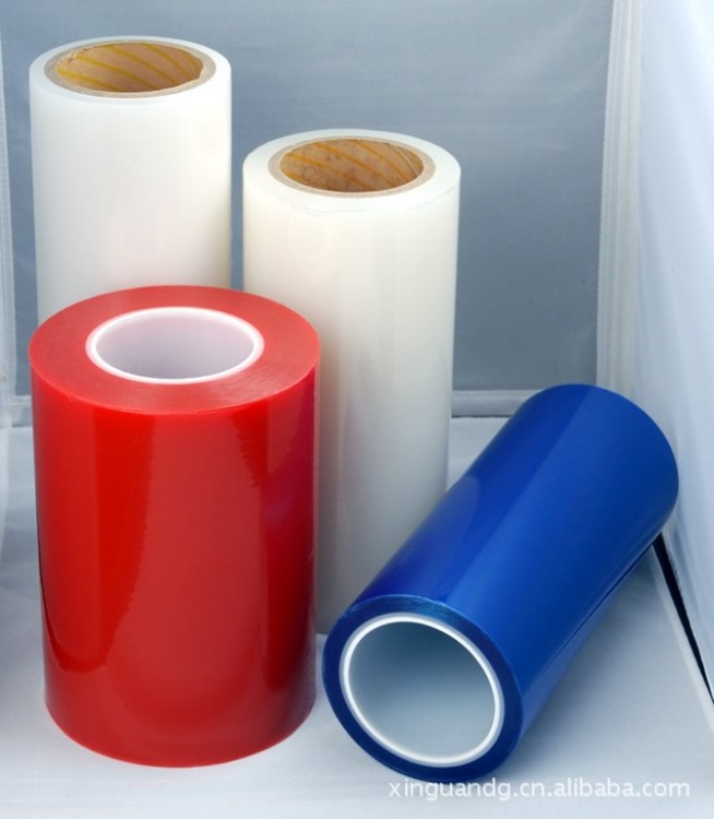 供應PVC靜電膜沖型印刷PVC靜電膜可移黑色pe保護膜纏繞膜50cm