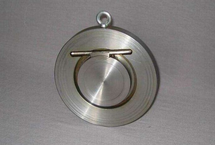 销售h74w圆型对夹式止回阀 不锈钢单瓣超薄型止回阀