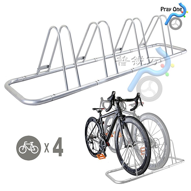 自行車停放架 非機(jī)動(dòng)車停車架Slot bike rack