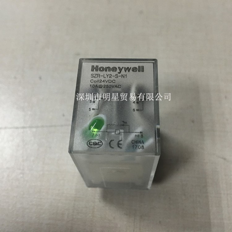 美国HONEYWELL霍尼韦尔SZR-LY2-S-N1 DC24V中间继电器现货