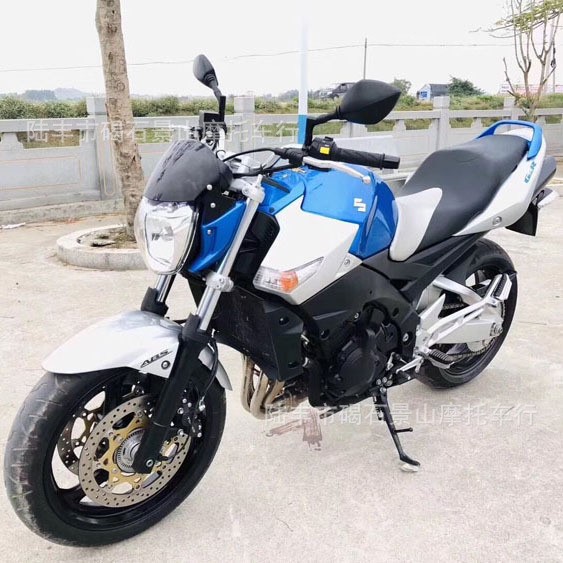 2014年鈴木GSR400 小BK帶ABS 原版原漆 大排量男士街跑跨騎摩托車(chē)