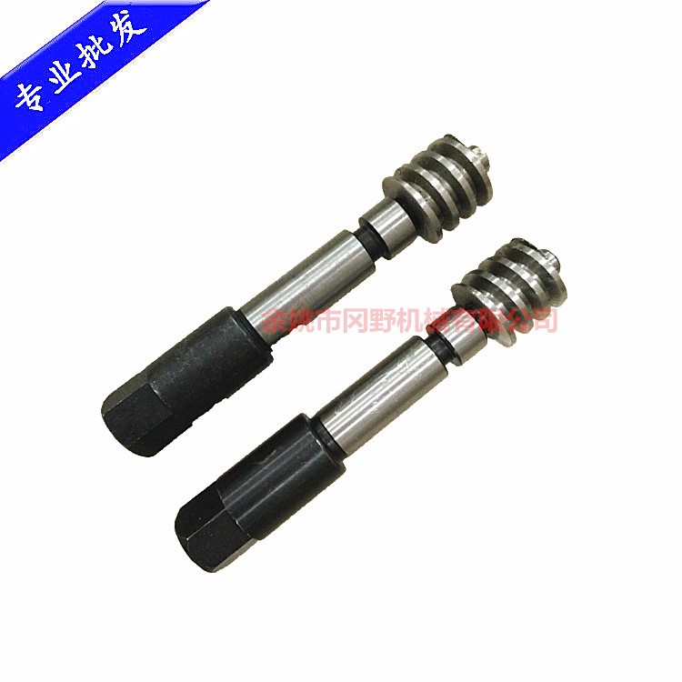 銑床配件機頭零件左右傾斜蝸桿搖擺絲桿軸調頭蝸輪蝸桿 B186+B189