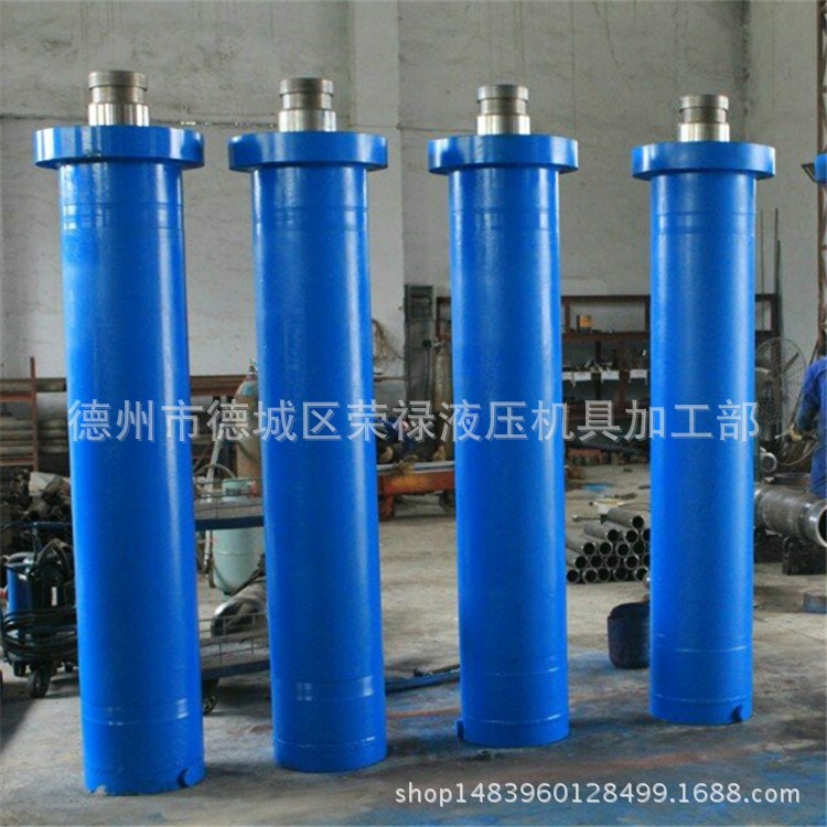 廠家定做超高壓液壓缸前法蘭式液壓油缸液壓立式超薄型液壓千斤頂