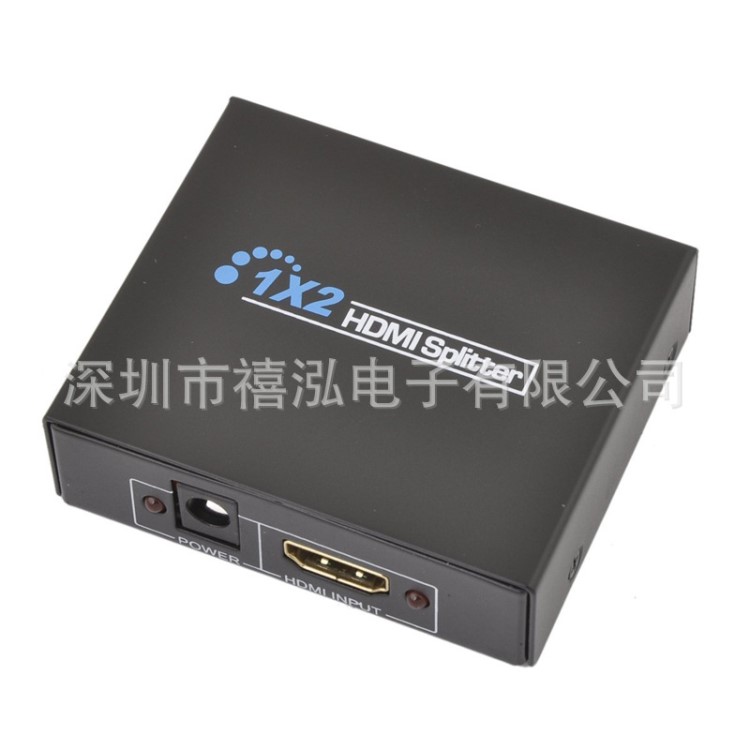 廠家直銷HDMI1X2 一分二HDMI分配器 一進(jìn)二出 高清分配器1X2