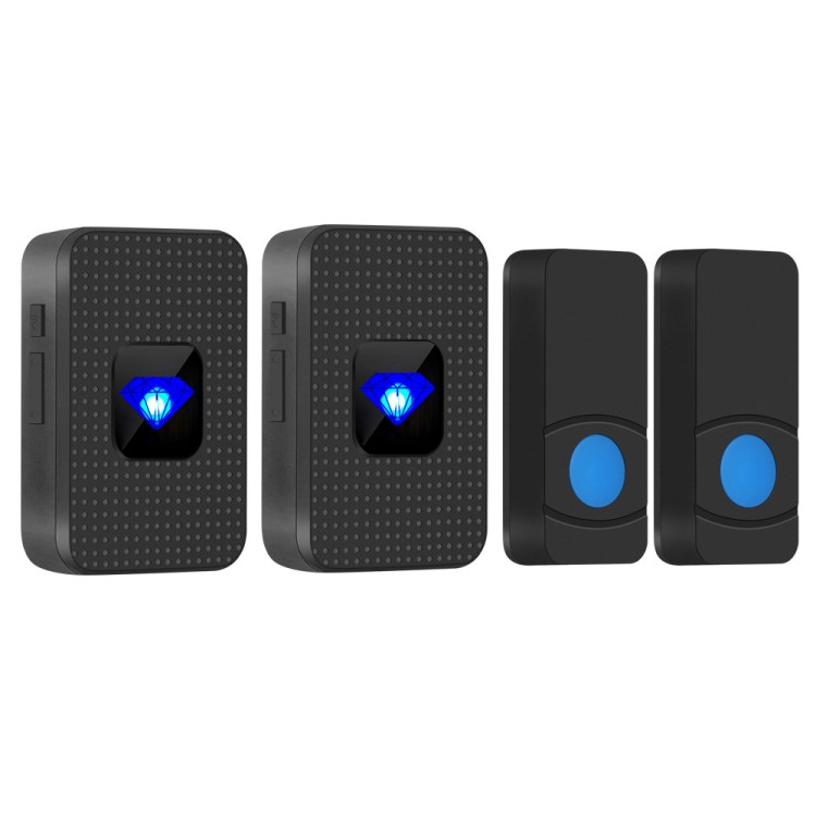 諾邊 無線 迷你 door chime 鉆石門鈴 LED閃爍 歐美鈴聲 5級音量