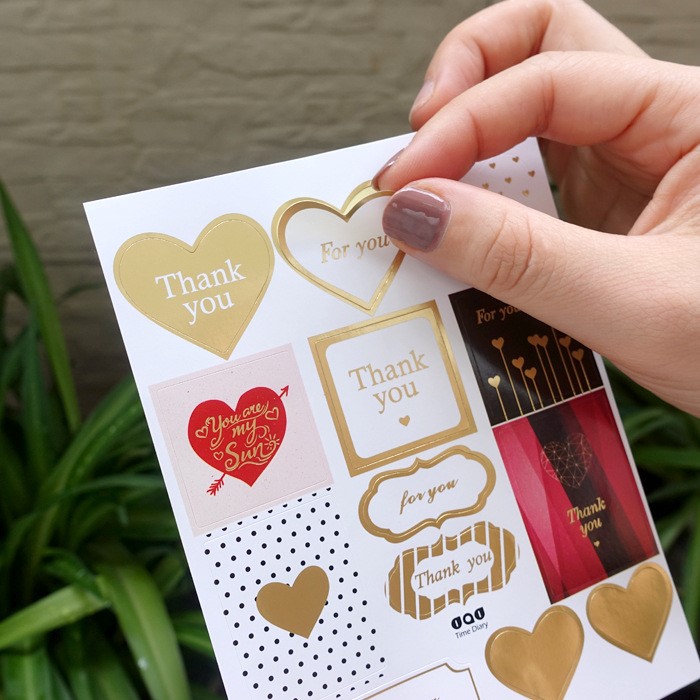 BSCI FSC包裝標簽廠定做書寫紙啞面燙金彩色不干膠標簽貼紙