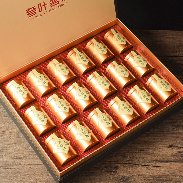 夸葉 福建武夷山金駿眉茶葉 桐木關(guān)紅茶蜜香型禮盒裝270克