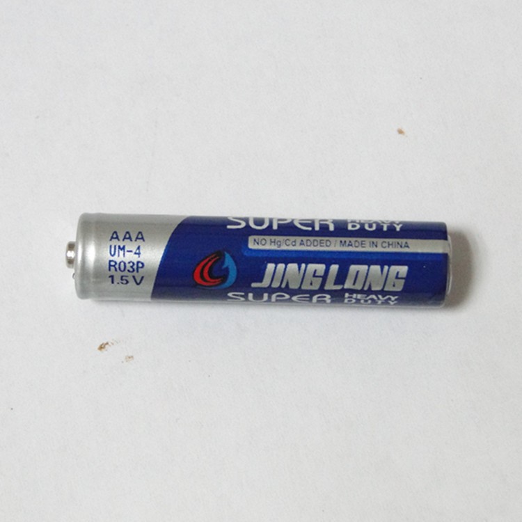 出口韓國KC的高品質1.5V AAA UM-4 R03P 7號碳性干電池