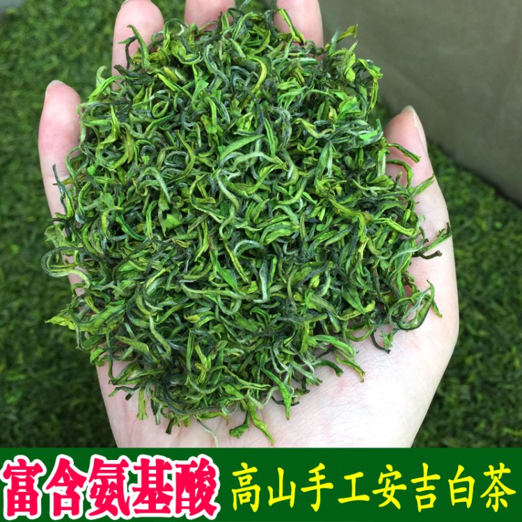 艾达福 2019年新茶 安吉白茶 野生卷形 明前一级  绿茶 一芽一叶