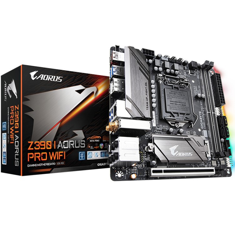 Gigabyte/技嘉 Z390 I AORUS PRO WIFI 电竞游戏电脑迷你itx主板