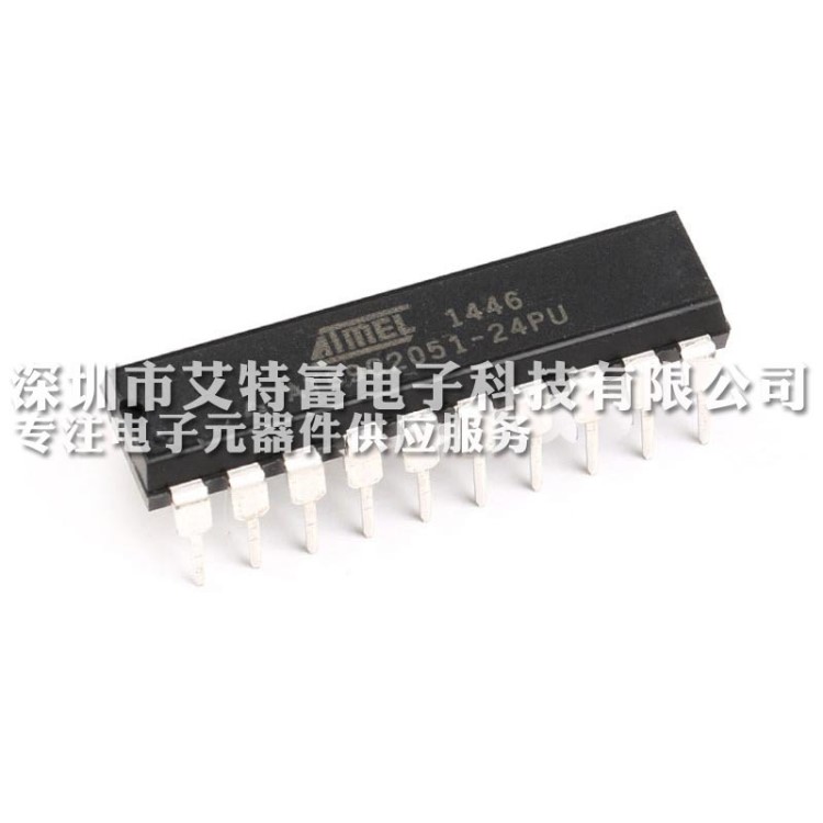 原裝 直插 AT89C2051-24PU 8位微控制器 8051 2K閃存 DIP-20