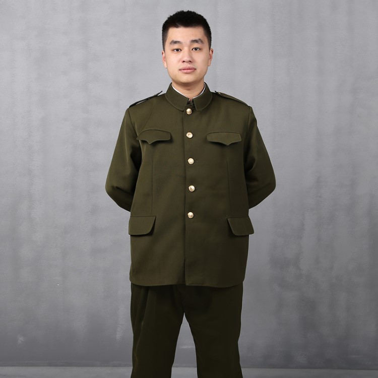 現(xiàn)貨批發(fā)87陸軍官冬常服套裝老式軍迷黃蘭毛冬服套裝馬褲呢冬常服