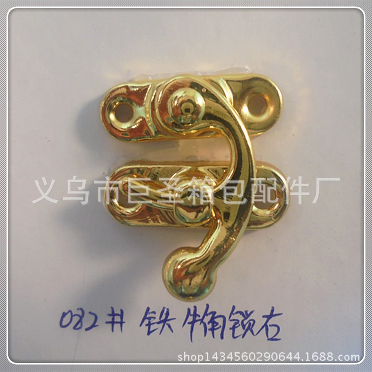 低價(jià)供應(yīng)箱包鎖，鐵皮鎖扣，禮品盒鎖扣 鋅合金牛角鎖