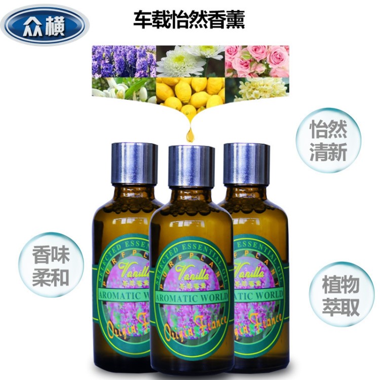 绿盒汽车香水补充液50ml 车载香薰精油大瓶补充液摆件补充装