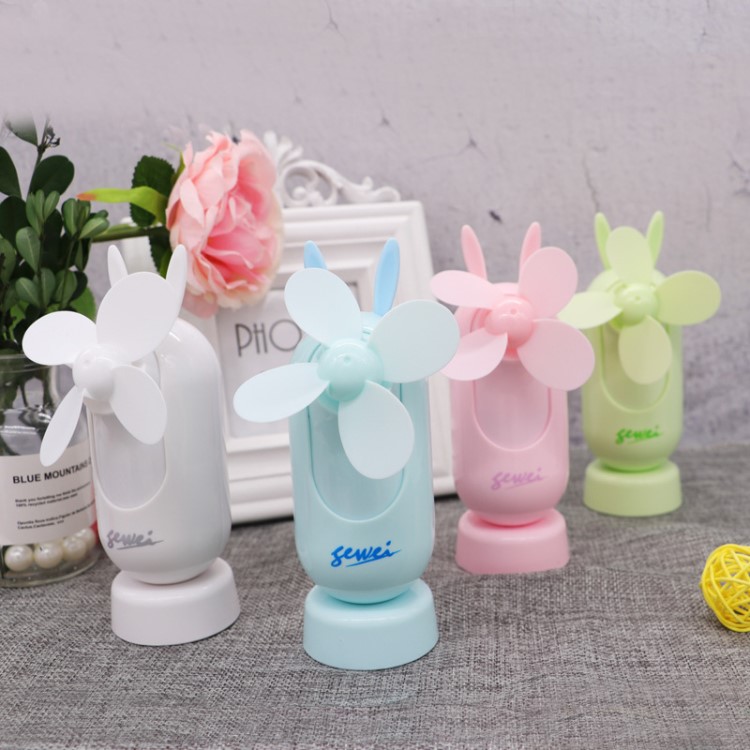 外貿爆款夏季USB充電手機小風扇學生宿舍辦公室創意卡通迷你風扇