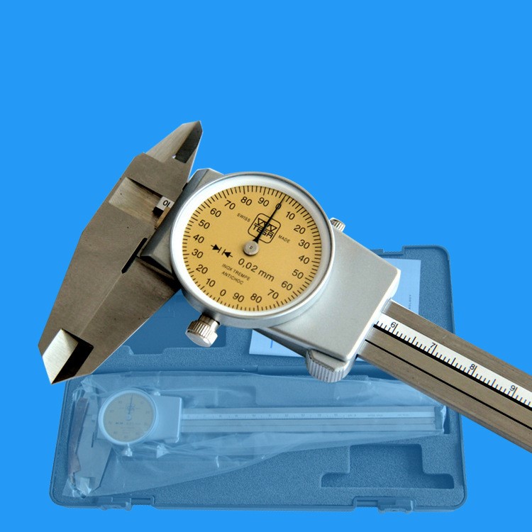 瑞士TESA 帶表卡尺 帶表游標卡尺 150*0.01mm/150*0.02mm