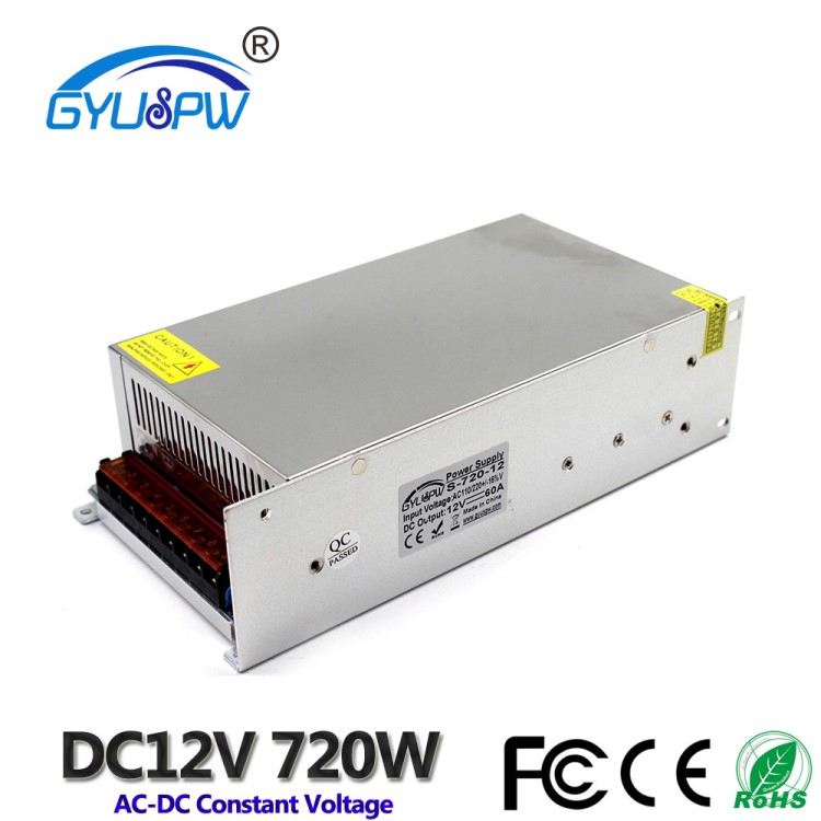 220V轉(zhuǎn)12V大功率700W58.3A原裝LED馬達(dá)工控安防開關(guān)電源