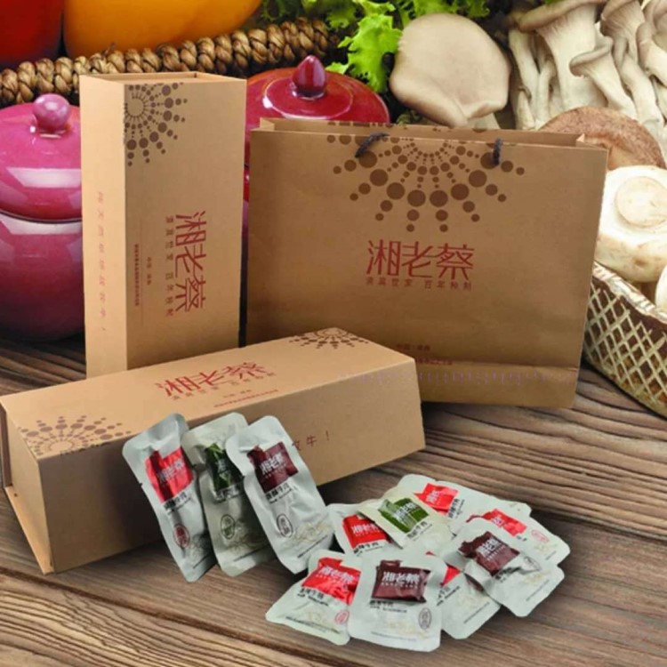 湖南新晃牛肉初味，肉、筋、脆骨1000g禮盒裝，湘老蔡老店直批！