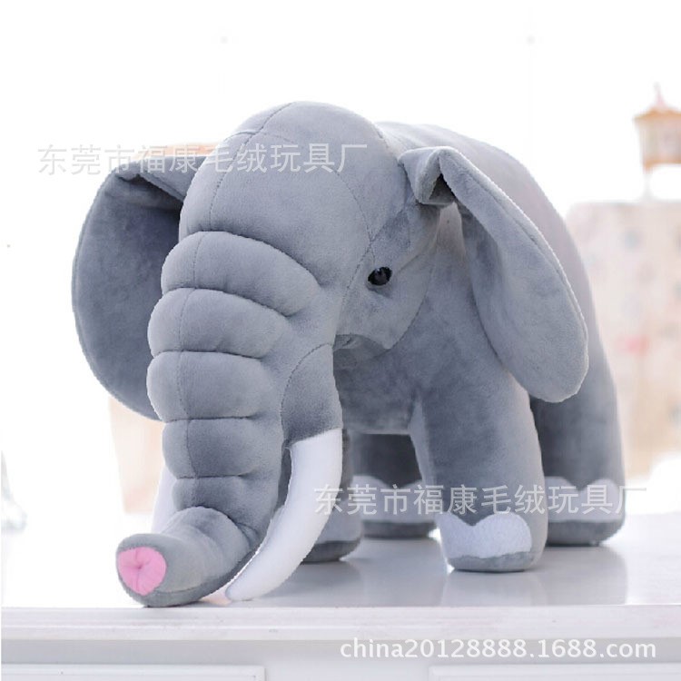 供應(yīng)毛絨大象/仿真公仔/短毛絨大象/外貿(mào)原單開發(fā)設(shè)計/品質(zhì)
