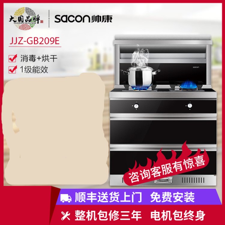 帥康(sacon)JJZ-GB209E燃?xì)庠钣蜔煓C(jī)保潔柜儲(chǔ)物柜鋼化集成灶