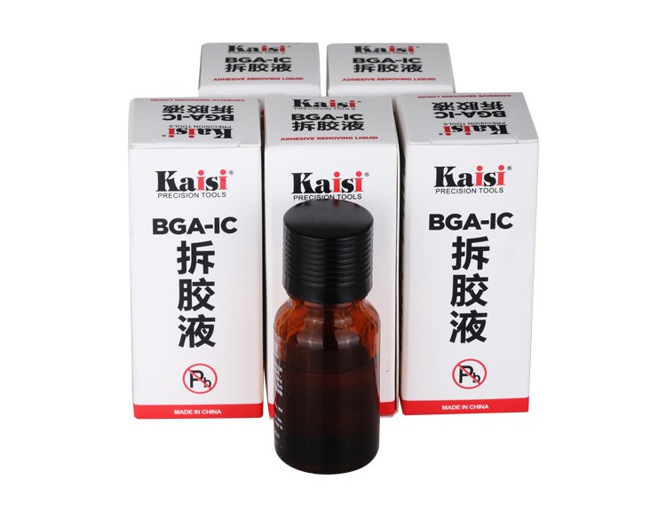 kaisi BGA IC 除膠拆膠液 溶膠水 手機 電子元件去膠解膠水