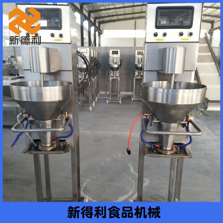 全自動潮州貢丸機 不銹鋼雞肉丸子機 清真丸子機廠家 諸城丸子機