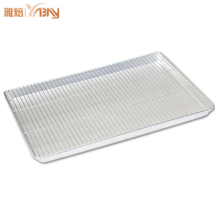 60*40 cm涼網(wǎng)烤盤不粘烤盤鍍鋁烤盤鐵制涼網(wǎng)面包冷卻架餅干曬網(wǎng)