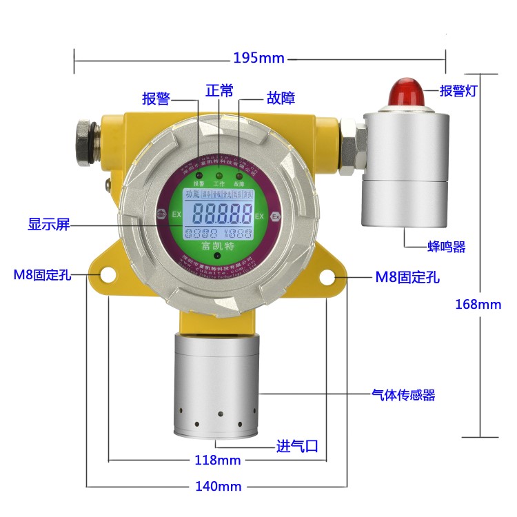 養殖場二氧化碳檢測儀/CO2氣體報警器/二氧化碳濃度檢測探頭