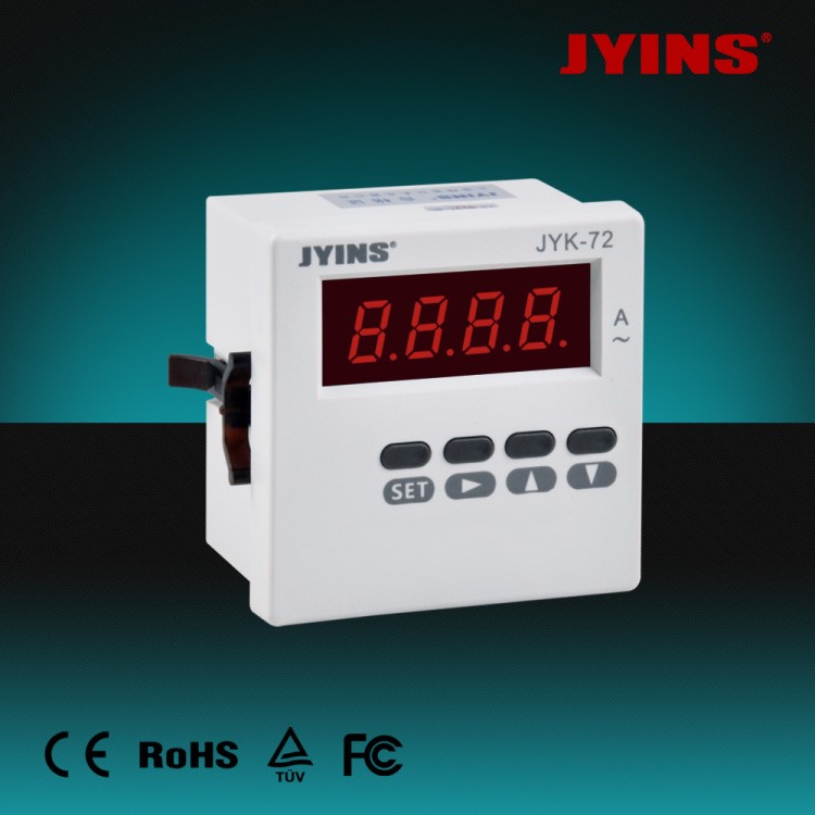 廠家直銷JYK-72電流表72*72數(shù)字式電流測量儀表 智能數(shù)顯電流表