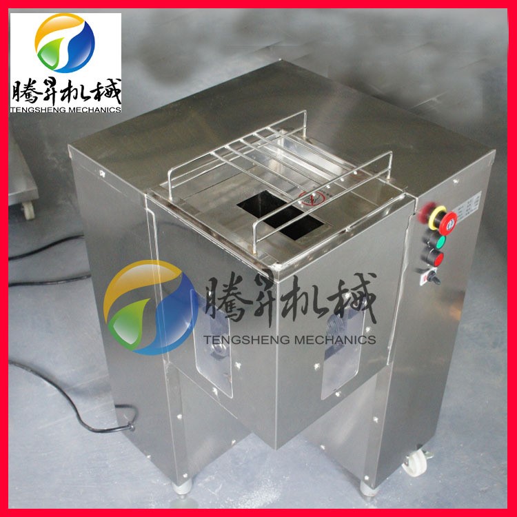 立式一次成絲切肉絲機 可切生肉熟肉切片切絲機 切割規(guī)格可定制