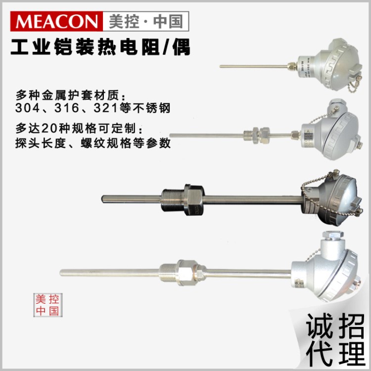 定制鎧裝E S B K型熱電偶  鉑銠熱電偶  鋼廠熱電偶 單雙支熱電偶