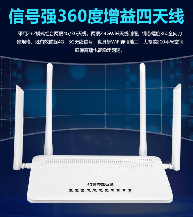 4G商業(yè)工業(yè)路由器全網(wǎng)通七模戶外4G隨身工業(yè)WIFI路由器PCBA方案