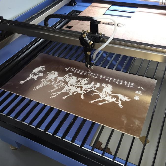 陕西导光板激光雕刻机 中山灯具加工设备 960单头激光打点机