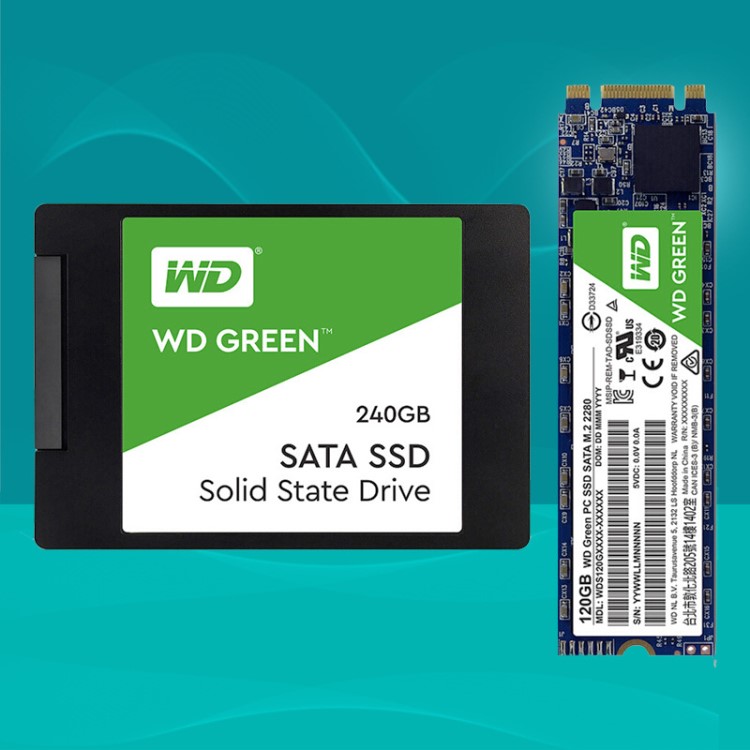 WD西部數(shù)據(jù)綠盤SSD固態(tài)硬盤120G 240G 480G 1T SATA3/M.2電腦接口