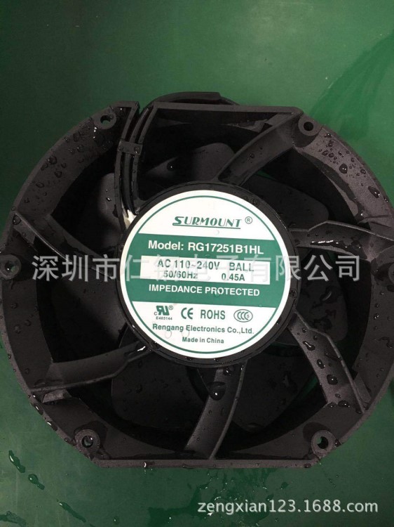 17251工業防水散熱風扇防水防潮交流散熱風扇 工廠直銷AC散熱風扇