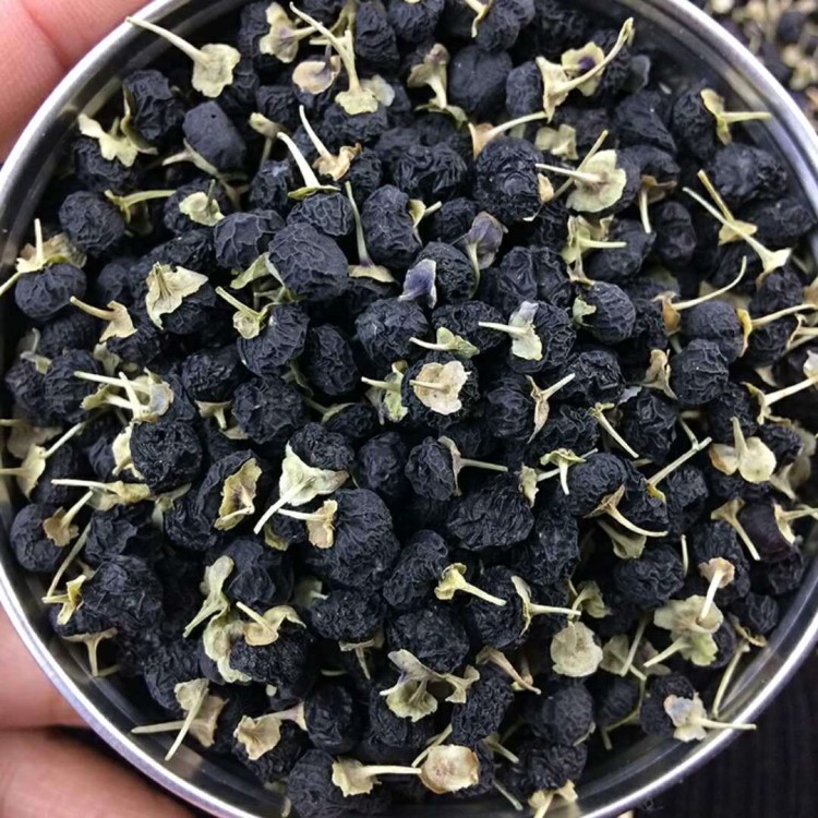 青海黑枸杞250g 精選黑枸杞含花青素膳食滋補(bǔ)品 抗氧化泡茶