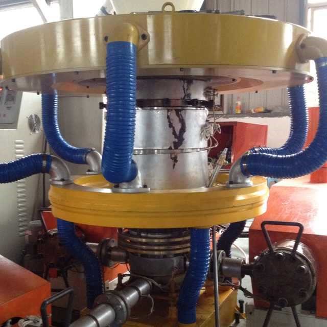 廠家直銷 快遞袋吹膜機 雙螺桿吹膜機 1米雙層共擠吹膜機