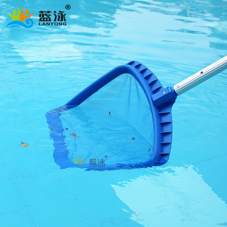 藍泳牌游泳池設備泳池清潔工具加強淺水撈網(wǎng)撈葉網(wǎng)廠家