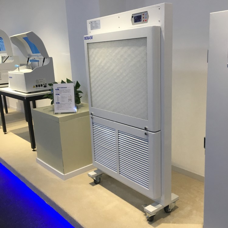 博科醫用空氣潔凈屏壁掛式醫用氣溶膠吸附器LCD顯示屏紫外燈QRJ