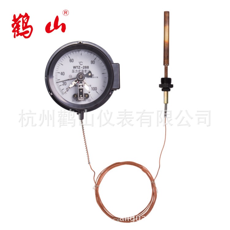 電接點壓力式溫度計WTZ/WTQ288  電接點溫度表  溫度計氣體溫度計